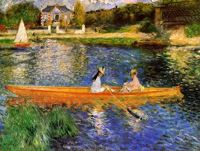 The Seine at Asnieres the Skiff Pierre-Auguste Renoir